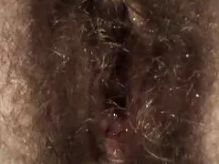 Ma femme avec castor poilu.