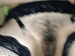 J'aime ma chatte poilue gf noir véritable