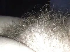 Vue du côté de ma chatte poilue de temps doux wifes